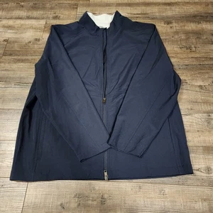 Giacca da golf leggera Graham luxe blu full zip 2269 - Foto 1 di 5