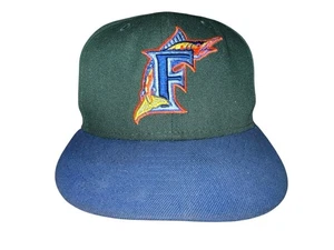 Florida Marlins Hat Cap Fitted Mens 7 1/4 Green Baseball 1997 World Series - Picture 1 of 5