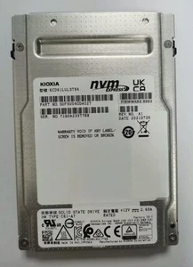 KIOXIA CD6 3.84TB SSD 2.5" U.2 PCIe KCD61LUL3T84 Enterprise Solid State Drive - Afbeelding 1 van 2