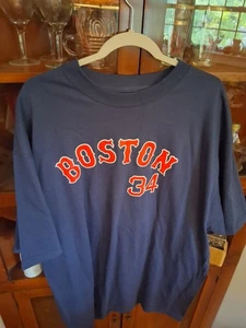 MLB Shirt CSA Boston Red Sox No. 34 Ortiz Mens Size 2XL - Picture 1 of 7