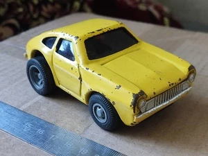 Yellow Tonka Japan Diecast Vintage Retro Car, Small Model Car - Picture 1 of 10