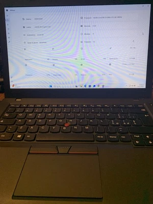 Thinkpad T460 14”HD i5 6300U SSD 240 GB Ram 8GB W11Pro Bios e driver aggiornati - Immagine 1 di 4