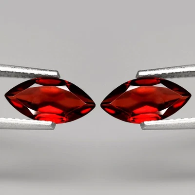 2.38Ct. Natural Gemstone Spessartine Garnet Red Marquise Facet Namibia Sparkling - Image 1 of 4