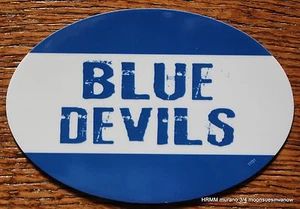 Duke Blue Devils Oval Car Magnet Made In The USA College Basketball Sports - Bild 1 von 1