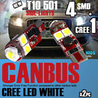 Audi A4 B7 T10 4 LED HIGH POWERED CHIP WEISS LED GLÜHBIRNEN SIDELIGHT