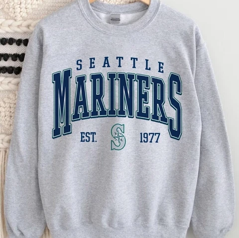 Seattle Mariners EST 1977 Vintage Styled Unisex Sweatshrit Gift Fan S-3XL Cover
