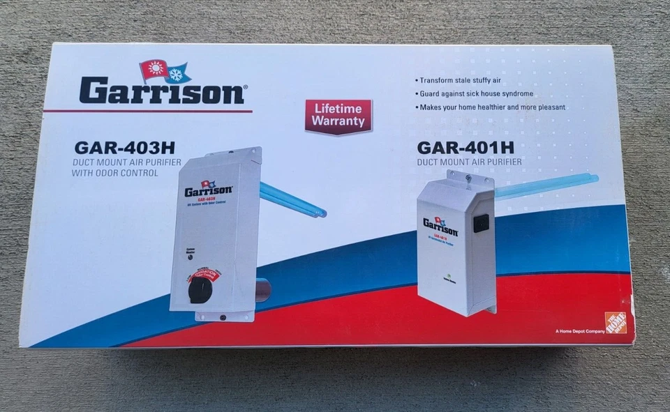 PURIFICADOR DE AIRE GERMICIDA UV MULTIVOLTAJE Garrison GAR-401H-12 MONTAJE EN CONDUCTO  Foto 1 de 4