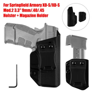 Durable Nylon IWB Concealment Holster & Mag Pouch for Springfield XD-S 3.3" New - Picture 1 of 11