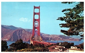 RPPC Vintage 1960's San Fancisco California Golden Gate Bridge Postcard - Picture 1 of 2
