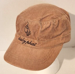 Vintage Women’s BABY PHAT 90's Biege Corduroy Hat One Size - Picture 1 of 9