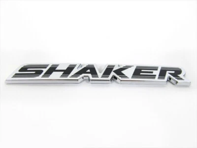 Dodge Challenger Charger 3D CHROME & BLACK SHAKER EMBLEM NAMEPLATE OEM NEW MOPAR - Image 1 of 3
