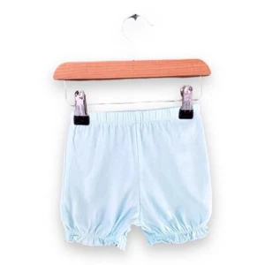 Baby Girls Aqua 100% Cotton Summer Bloomers Shorts Age 0-3 months - Picture 1 of 1