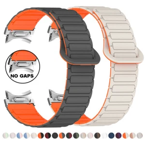 No Gaps Magnetic Silicone Sport Band For Samsung Galaxy Watch6 5 4 43/47mm Strap - Zdjęcie 1 z 32