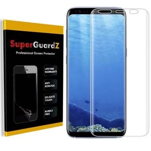 2X SuperGuardZ® Clear FULL COVER Screen Protector Guard For Samsung Galaxy S9 - Picture 1 of 9