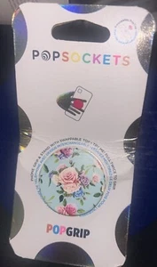 PopSockets PopGrip Phone Grip & Stand with Swappable Top - Retro Wild Rose - Picture 1 of 1