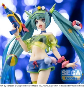 ✭100% Authentic✭ Sega Hatsune Miku Splash Parade Ver. SPM Figur AUF LAGER - Bild 1 von 5