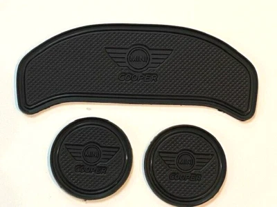 SET PAD CANCELLO INTERNO MINI COOPER (F54) CLUBMAN 2016 - 2020 (3 PEZZI) - NERO - Immagine 1 di 3