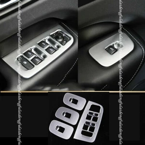 For Volvo S60 2019-2021 Silver Interior Car Window lift switch panel Cover trim - Bild 1 von 4