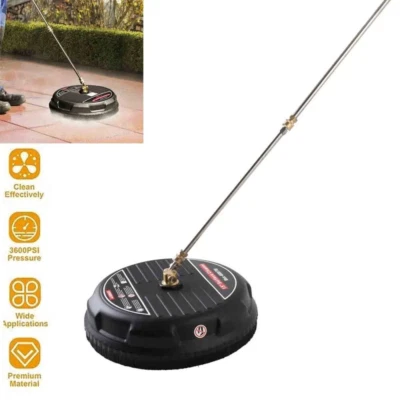 IKAUFEN 15"Inch Pressure Washer Surface Cleaner 4000PSI Power Washer Attachment for Deck