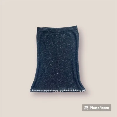 🐞🥀 Falda vintage años 2000 lana hada floral adornada talla pequeña Foto 1 de 4