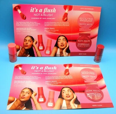 Lote de viaje/muestra RECETA BRILLANTE SANDÍA BRILLO Niacinamida DEWY FLUSH Suero Rubor Foto 1 de 4