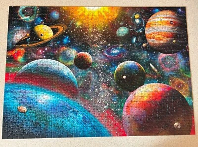 PLANETARY VISIONS (2018 Ravensburger) -- 1000 шт. пазл 100% полный комплект - Изображение 1 из 3