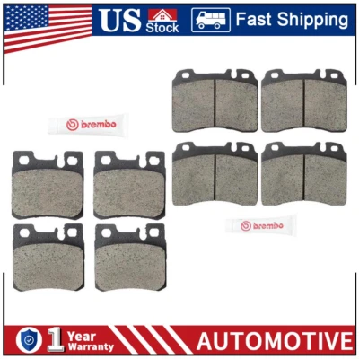 Juego de pastillas de freno delanteras y traseras de cerámica para Mercedes-Benz 500SL PZ 1990-1993 Foto 1 de 4