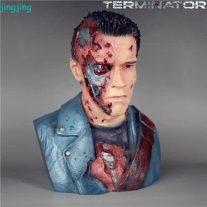 Terminator T800 Figure Model T2 Head Sculpt GK Resin Bust Statue Ornaments New - Picture 1 of 16