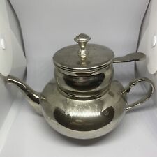 Raj Teapot British Empire Stacked Silver Plated Tea Service India 3 pc