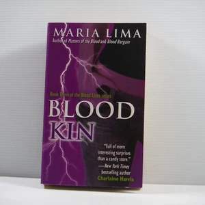 Blood Kin Fantasy book Paperback by Maria Lima Book Three of the Blood Lines VGC - Picture 1 of 9
