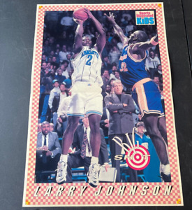 Larry Johnson Sports Illustrated For Kids Poster 11” x 16” Chalotte Hornets