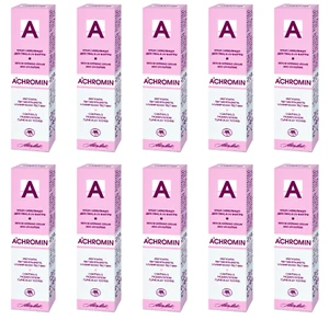 Achromin Whitening Gesichts- und Körpercreme mit UV-Filtern 10 Stk 45 ml/1,58 Flüssigunzen - Bild 1 von 3