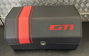 GTI Style Fold-able Boot Tidy/Organizer (Black/Red) - Picture 1 of 2