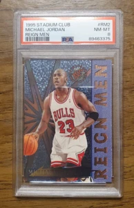 1995 Stadium Club Reign Herren Michael Jordan #RM2 PSA 8 IN DER NÄHE NEUWERTIG - NEUWERTIG - Bild 1 von 2