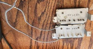 Gibson T-TOP PATENT NUMBER HUMBUCKING PICKUP 1978 -NON FUNCTIONING - Picture 1 of 7