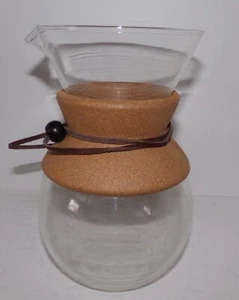Bodum Pour Over Carafe Glass Drip Coffee Tea Pot Cork Band 157 - Picture 1 of 5