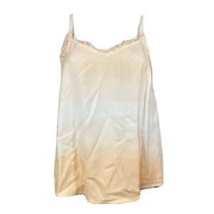 NWT Velvet Heart Top Womens Sz XS Peach Camisole Tank Fringe Spaghetti Ombre - Picture 1 of 12