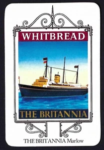 WHITBREAD - MARITIME INN SIGNS - #23 THE BRITANNIA, MARLOW - Picture 1 of 2