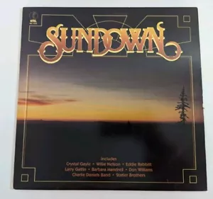 1980 K-Tel VA - Sundown LP Vinyl Record County Pop Charlie Daniels Willie Nelson - Picture 1 of 12