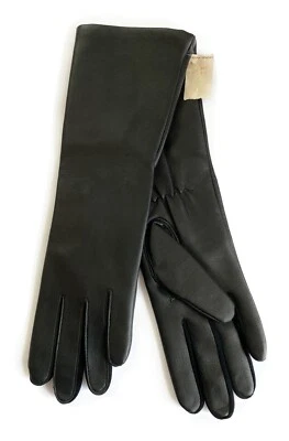 Guantes de Conducción Bellariva De Colección Años 70 Damas Forrados Cuero Sintético Jordan Marsh Etiquetas  Foto 1 de 4