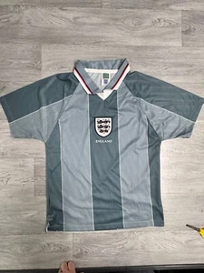 Official England National Football Team Jersey Retro Replica Size Medium 1996/98 - Picture 1 of 6