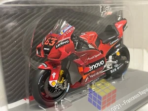 ☆ DUCATI DESMOSEDICI • MOTO GP 2021 • FRANCESCO BAGNAIA #63 Pecco (1:18) Altaya - Imagen 1 de 14