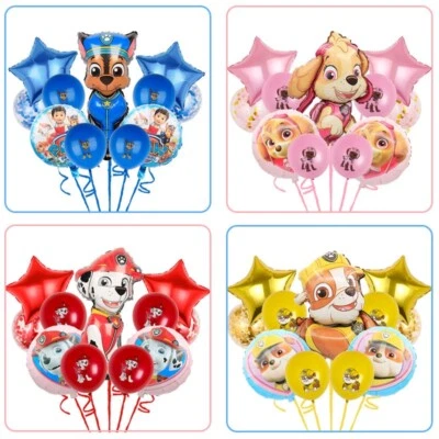 11pcs Paw Patrol Foil Balloon Set Chase Skye Marshall Birthday Kid Party Decor - image 1 of 2