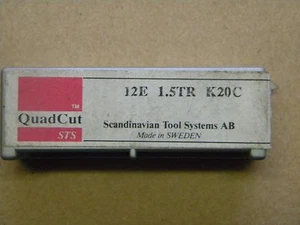 Gewindeplatten von STS, 12E 1.5TR K20C, aus dem  Quad Cut System - Picture 1 of 2