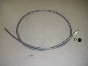 Cable de alimentación gris Exane 6 AWG 16/24 x 4' varado cobre terminal 5/16 - Imagen 1 de 5