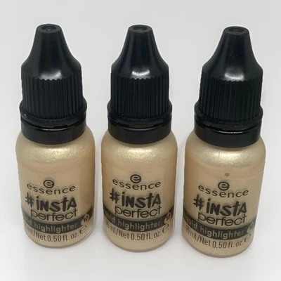 essence #insta perfect Liquid Highlighter 10 #gold addiction 3 Stück 3 x 15 ml - Bild 1 von 3