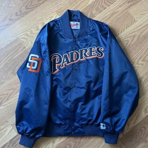 Vintage San Diego Padres Starter Diamond Collection Jacket Men’s 2XL 90s Y2K - Picture 1 of 20