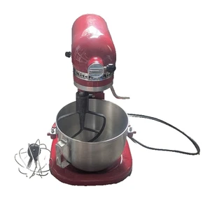 KitchenAid Pro 450 Series Empire Red 4,5 cuartos de galón con soporte elevador de tazón KSM450ER - Imagen 1 de 11