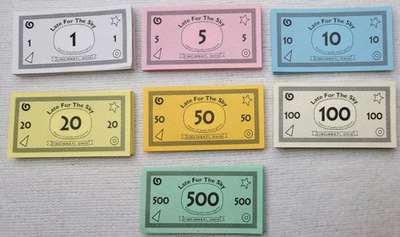 Cincinnati Opoly Replacement Money Late For The Sky Monopoly - Image 1 of 4