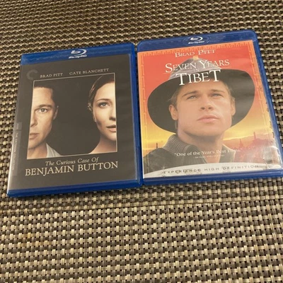 Curious Case Of Benjamin Button + Seven Years In Tibet (Brad Pitt Blu-ray Lot) - Image 1 of 4